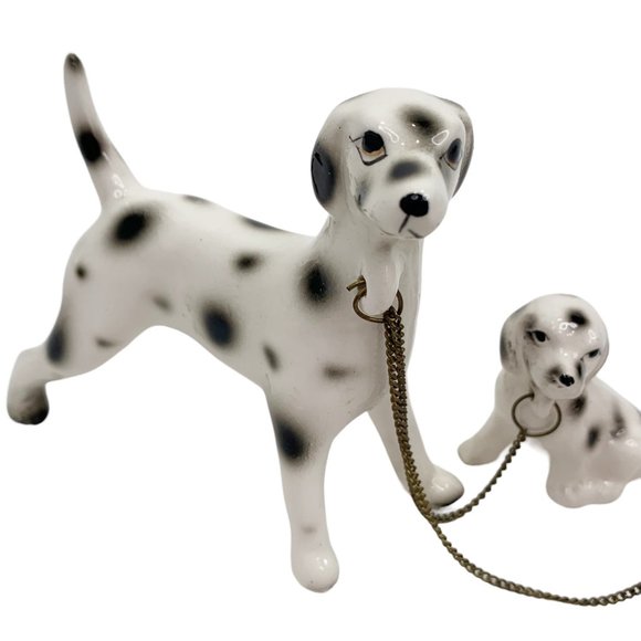 Vintage Relco Dalmation Dog Mother Puppies Figurine Made in Japan Handpainted - Picture 6 of 12